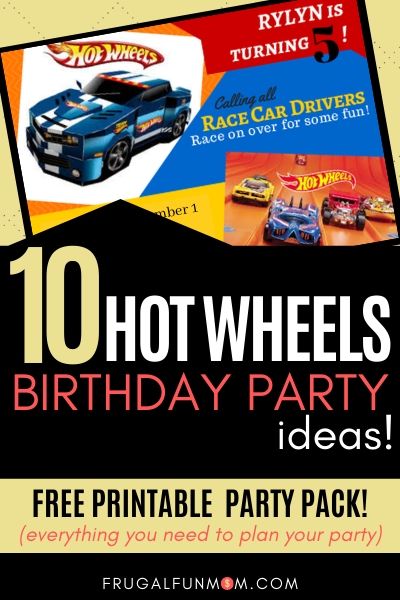 10 Hot Wheels Birthday Party Ideas | Frugal Fun Mom